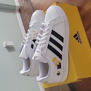 Adidas Grand Court Simpsons  El Barto size 8 1/2